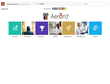 Tablet Screenshot of aeron7.com